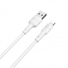Laidas USB - iPhone (lightning) 1m baltas (white) Borofone BX30