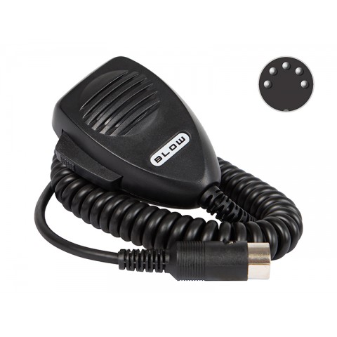 Mikrofonas automobilinei radijo stotelei CB 5pin Blow