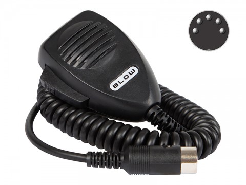 Mikrofonas automobilinei radijo stotelei CB 5pin Blow