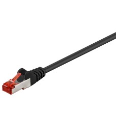 Laidas internetui ekranuotas S/FTP (PiMF) CAT6 7.5m juodas (black) Goobay