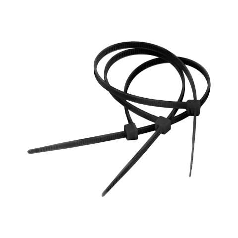 Tvirtinimo dirželis 2.5x150mm juodas (black) 100vnt