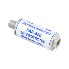 TV antenos stiprintuvas 5-24V 88-862MHz 19dB su 5G filtru PAR-820 