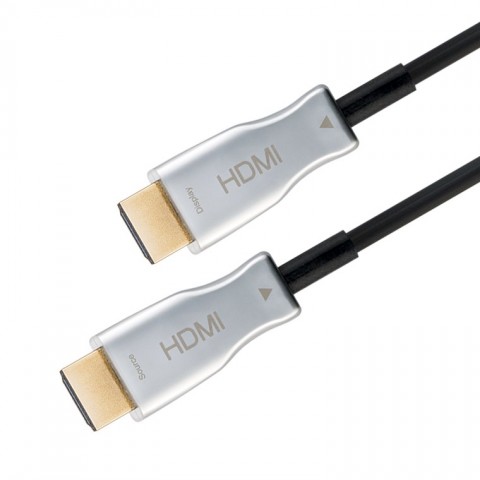 Laidas HDMI - HDMI 2.0v 20m 4K (60Hz) optinis Gold Goobay