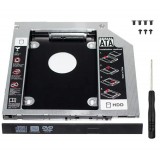 Adapteris 2.5" HDD/SSD vietoj nešiojamo kompiuterio DVD lusto 12.7" 