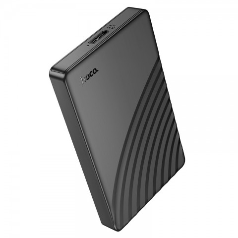 Išorinio kietojo disko dėžutė 2.5" SSD / HDD USB 3.0 SATA juoda Hoco HB46