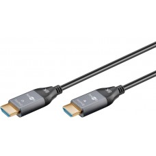 Laidas HDMI - HDMI 30m 8K (60Hz) 2.1v optinis gold Goobay