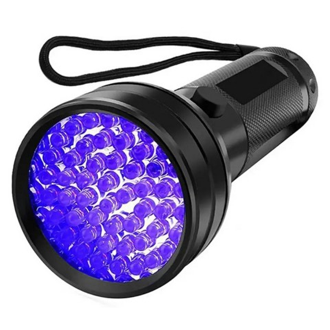 Ultravioletinis UV LED žibintuvėlis 3xAAA IPX4