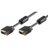 Laidas VGA - VGA 5m Full HD su filtru gold Goobay