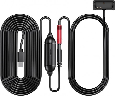 Parkavimo režimo laidas 12-24V 5V su apsauga nuo iškrovimo, su OBD, per USB C DDPAI