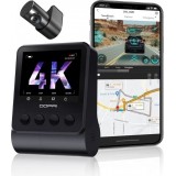 Automobilinis vaizdo registratorius DDPAI Z50 Pro Dual 4K su 4G, Wi-Fi, Bluetooth, GPS