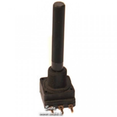 Potenciometras PC16MLK010 10K tiesinis mono