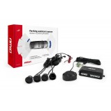 Parkavimo sistema 4 davikliai, garsinis signalas, zumeris juoda AMiO