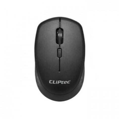 Bevielė optinė pelė juoda 1600dpi Cliptec Innomax RZS869 juoda