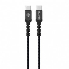 Laidas USB C - USB C 60W 3A 0.5m pintas juodas Blavec CRA-CC3BG05