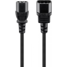 Maitinimo laidas 220V C14 - C13 2m (3x0.75mm²) Goobay