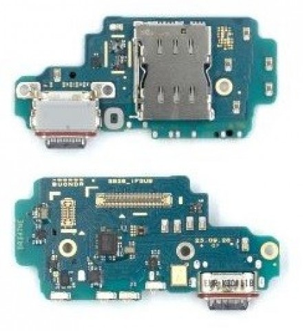 Įkrovimo lizdas Samsung S928 S24 Ultra su plokšte, ausinių lizdu ir mikrofonu originalas
