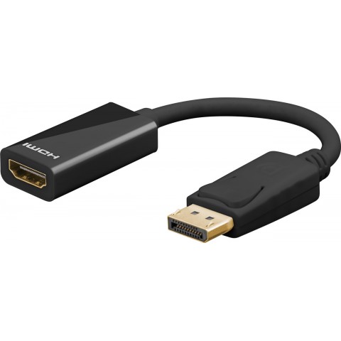 Adapteris - perėjimas DisplayPort → HDMI (K-L) 8K (60Hz) gold Goobay