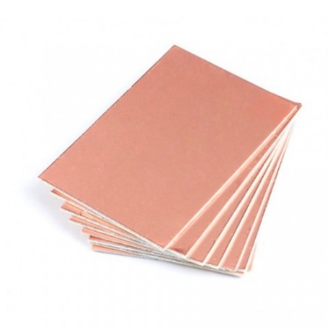 Stiklotekstolito plokštė 100x150x1.5mm variuota vienpusė 