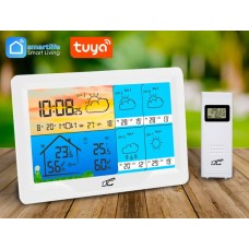 Meteorologinė stotelė LTC su spalvotu ekranu (Tuya)