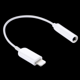 Adapteris iPhone 11/12/13 8pin (lightning) → 3.5mm (K-L) 0.1m baltas ADP18