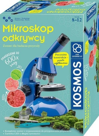 Mikroskopas 600x Kosmos