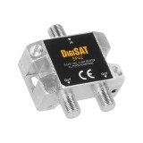 SAT-TV signalo daliklis 1 → 2, 5-2400MHz praleidžia DC SP42 DigiSat