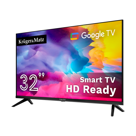 LED televizorius 32" Kruger&Matz Smart Google TV