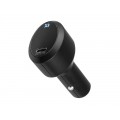 Automobilinis įkroviklis 12-24V USB C 27W juodas