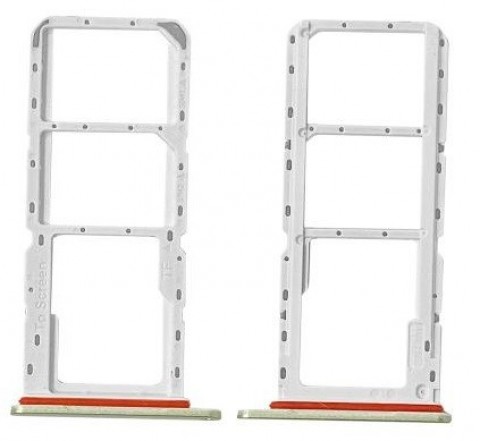 Samsung A145 A14 4G sim kortelės laikiklis (holder) žalias originalus