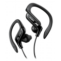 Laidinės ausinės - laisvų rankų įranga 3.5mm 1.2m juodos JVC HE-EB75 (tinka sportui)