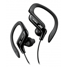 Laidinės ausinės - laisvų rankų įranga 3.5mm 1.2m juodos JVC HE-EB75 (tinka sportui)