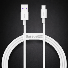 Laidas USB - USB C 2m 66W baltas Baseus CATYS-A02