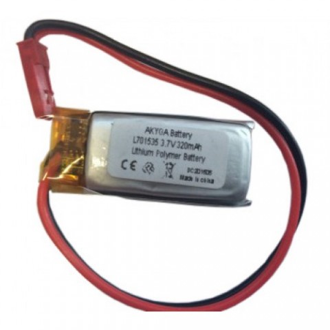Akumuliatorius 3.7V 320mAh 7x15x35mm Li-Polymer