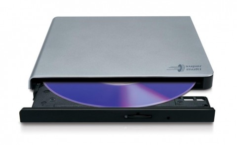 Išorinis DVD+RW įrenginys USB 2.0 sidabrinis HLDS GP57ES40