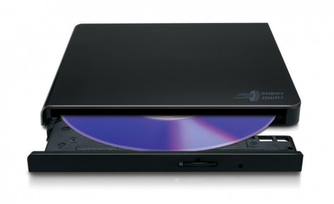 Išorinis DVD+RW įrenginys USB 2.0 juodas HLDS GP57EB40 
