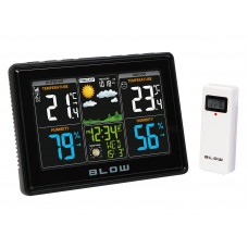 Meteorologinė stotelė su spalvotu LCD ekranu Blow WS103 (su bevieliu davikliu)