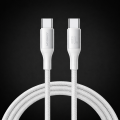 Laidas USB C - USB C 60W 2m pintas baltas Joyroom S-A28