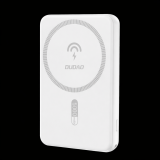 Nešiojamas įkroviklis - akumuliatorius 5000mAh USB + USB C 20W su bevieliu įkrovikliu 15W USB + USB C baltas Dudao K14S