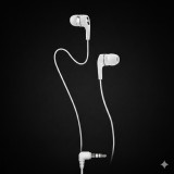 Laidinės ausinės 3.5mm 1m baltos Maxlife MXEP-01