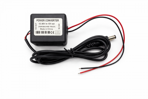 Įtampos keitiklis 24V → 12V DC 3A 36W 5.5x2.1mm (plastikinis)