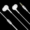 Laidinės ausinės 1.2m baltos Rebel SN-613 (kištukas 3.5mm)