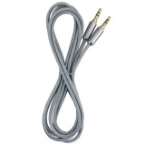 Laidas 3.5 - 3.5 (K-K) stereo 1.5m pintas pilkas