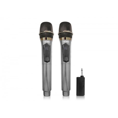 Bevieliai mikrofonai 2vnt. 80Hz - 15kHz Kimiso KMS-902MC