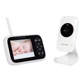 Belaidė kūdikio auklė su LCD monitoriumi 3.2" Blow balta