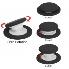 Laikiklis telefoniui magsafe Popsocket juodas