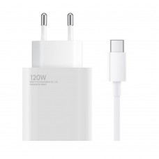 Tinklo įkroviklis 220V Xiaomi BHR9462EU USB C 3.2 120W 1m baltas originalas