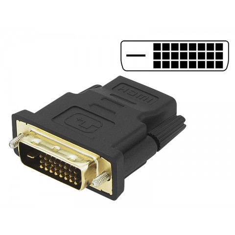 Perėjimas HDMI → DVI 24+1p (L-K) Gold