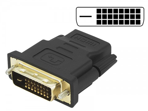 Perėjimas HDMI → DVI 24+1p (L-K) Gold