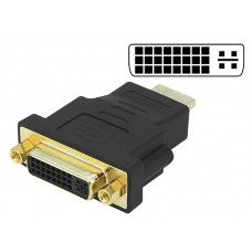 Perėjimas HDMI → DVI 24+5p (K-L) gold Blow