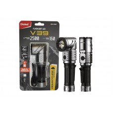 LED žibintuvėlis COB 20W su akumuliatoriumi reguliuojamas Dioled